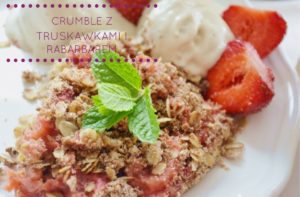 crumble z truskawkami